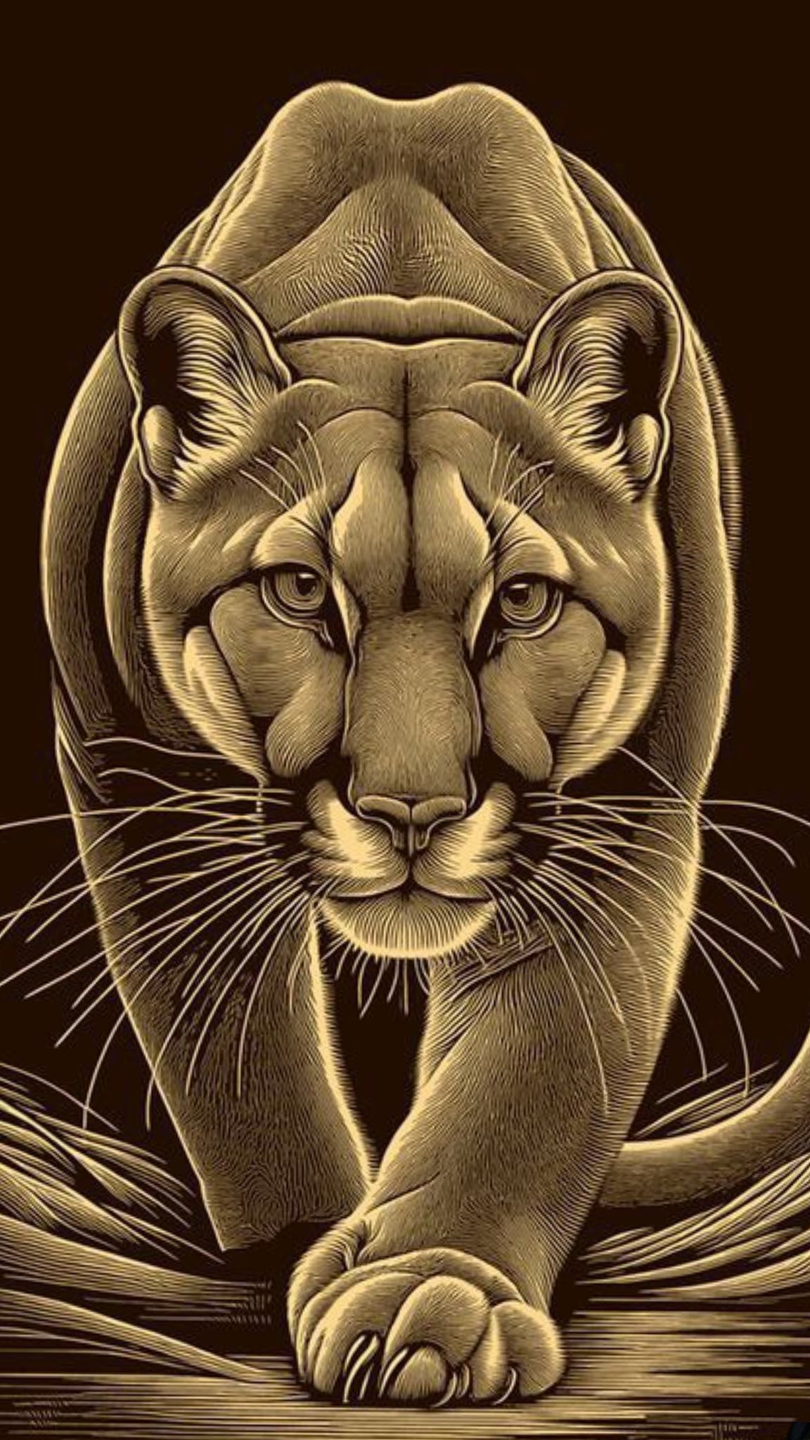 Kaggie Tiger oder Panther... oder Löwin.... 